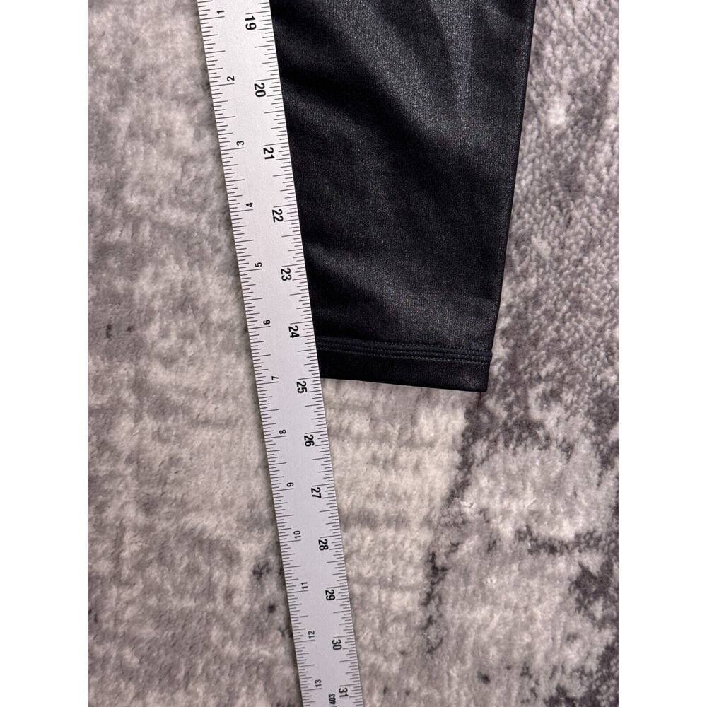 Athleta Leggings Small Womens Inclination Moto Tight Black Glitter Metallic - Picture 5 of 7
